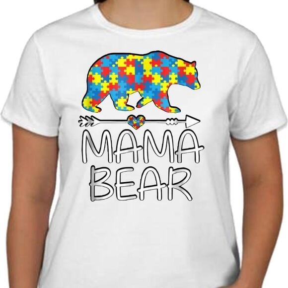 Brooke
B Other - Autism Mama Bear Awareness Support Graphic Unisex T-Shirt